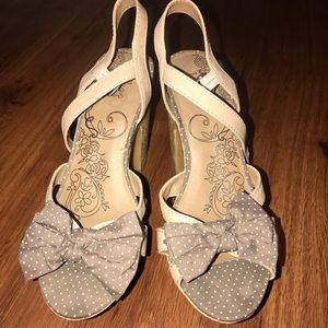 Francesca’s wedge heels